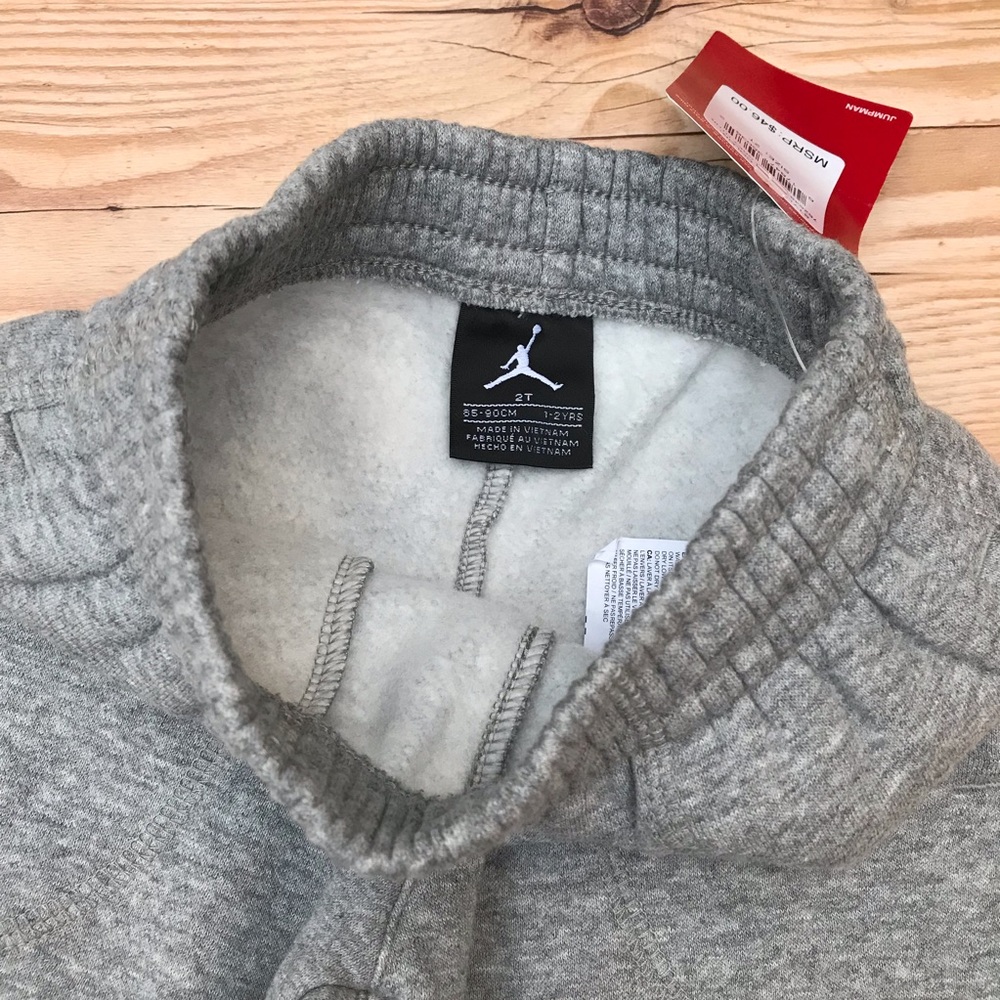 Jordan Jumpman Grey Toddler Jogger Sweats - Picture 5 of 16
